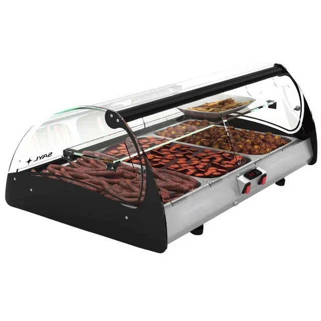 Counter Heated Display - SPLENDID Bain Marie - Depth 1020 mm - Gastronorm 1/1 Format