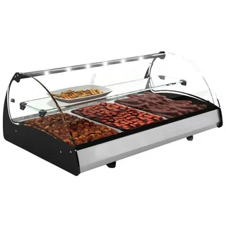 Theken-Wärmeschrank - SPLENDID Bain Marie - Tiefe 1020 mm - GN 1/1 Format