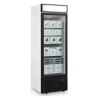 Glass Door Freezer Display with Canopy - 440 Litres