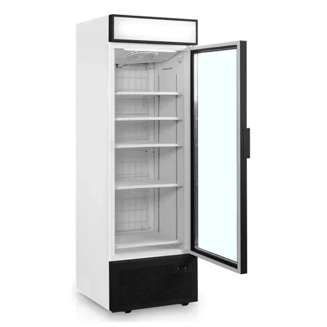 Glass Door Freezer Display with Canopy - 440 Litres
