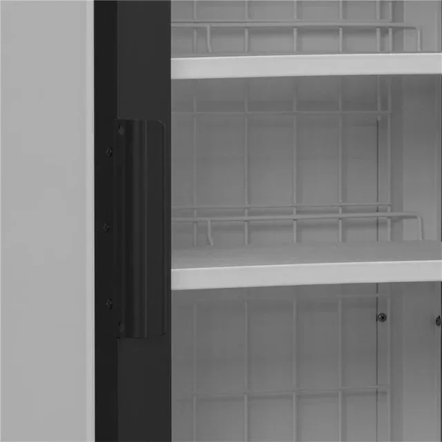 Glass Door Freezer Display with Canopy - 440 Litres