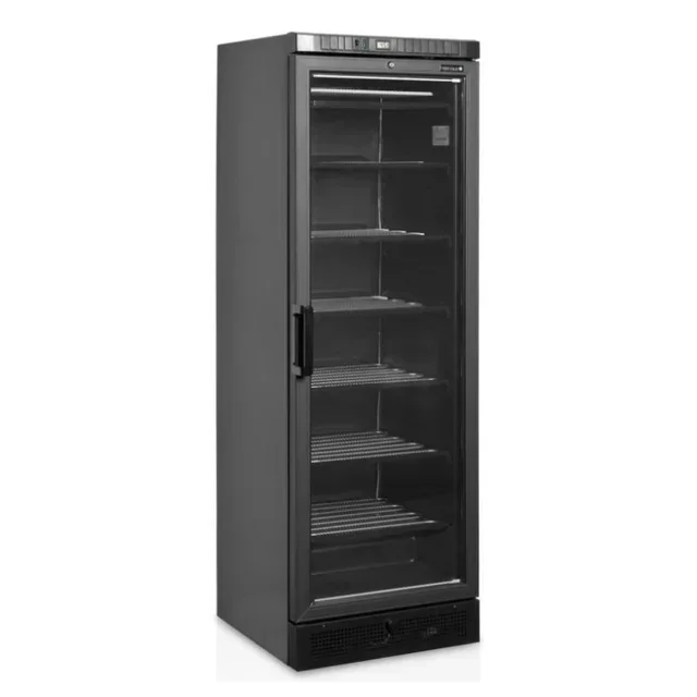 Expositor Congelador com Porta de Vidro Preta - Capacidade 270 Litros - Frio Estático