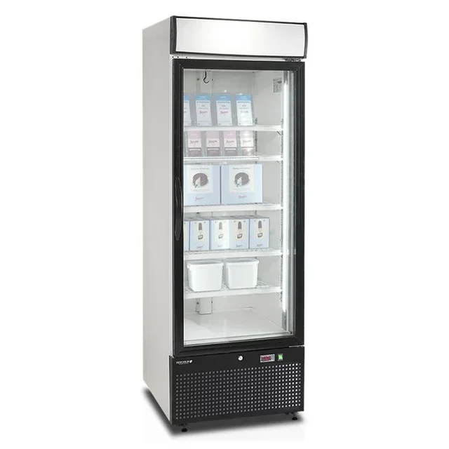 Vitrine Refrigerada Congelador de Balcão - Porta de Vidro 412 Litros - Branco