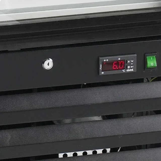 Vitrine Refrigerada Congelador de Balcão - Porta de Vidro 412 Litros - Branco