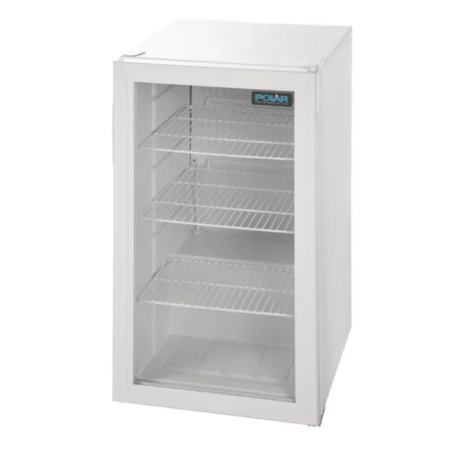 Vitrine Refrigerada de Balcão Branca - 1 Porta - 88 L
