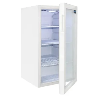 Vitrine Refrigerada de Balcão Branca - 1 Porta - 88 L