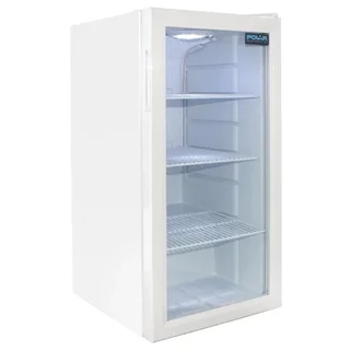 Vitrine Refrigerada de Balcão Branca - 1 Porta - 88 L