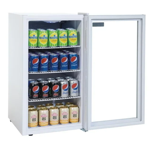 Vitrine Refrigerada de Balcão Branca - 1 Porta - 88 L