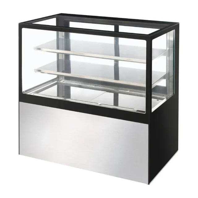 Rear Service Refrigerated Display Case Series U - 385 Liter Capacity