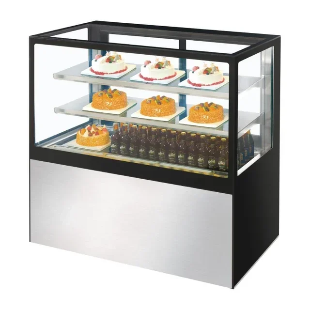 Rear Service Refrigerated Display Case Series U - 385 Liter Capacity