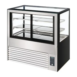 Rear Service Refrigerated Display Case Series U - 385 Liter Capacity