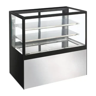 Rear Service Refrigerated Display Case Series U - 385 Liter Capacity