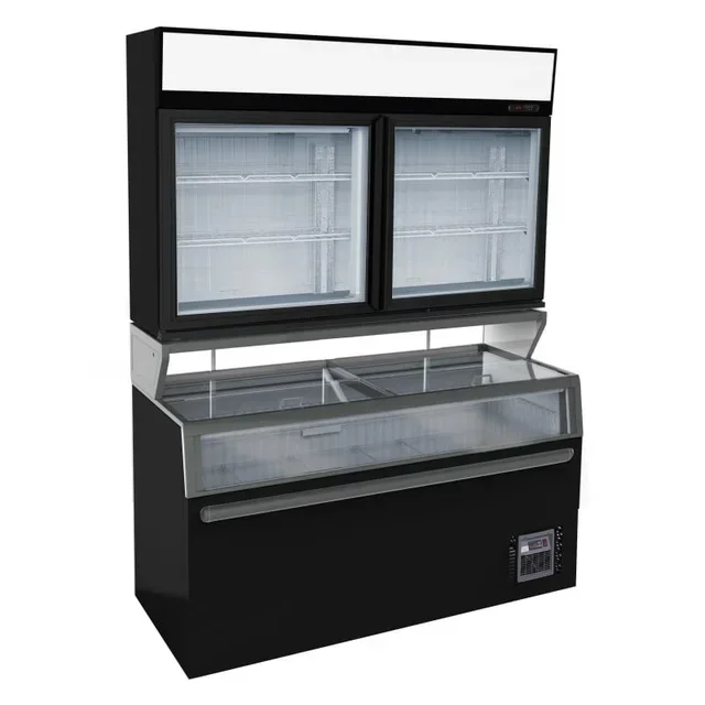 Wall Display Cabinet and Supermarket Buffet - 948 L Capacity