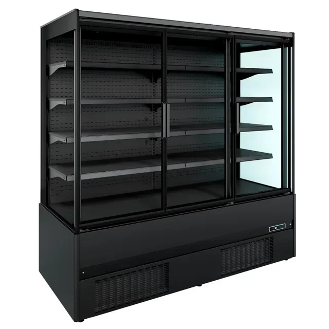 Jamie 3-Door Wall-Mounted Refrigerated Display Case - 2.4 m²