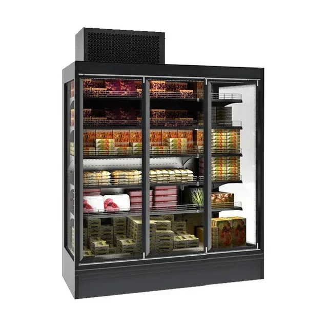 Max Wall-Mounted Refrigerated Display Case 3 Doors 6 m²