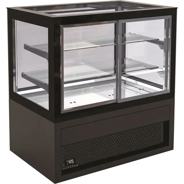 450 Liter Ventilated Refrigerated Display Case - Forced Air Cooling