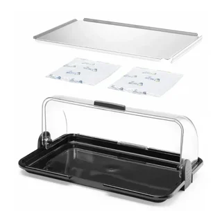 Display Case with Sliding Lid