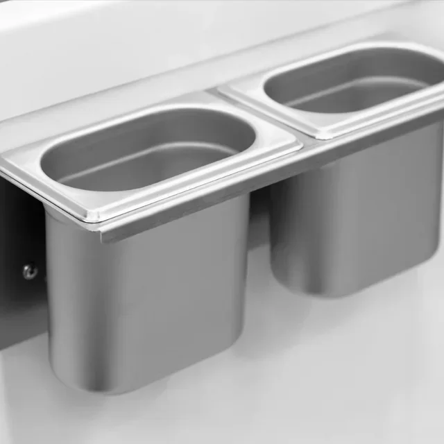 Vitrina Refrigerada para Helados 8 Cubetas de 5L - Frío Estático