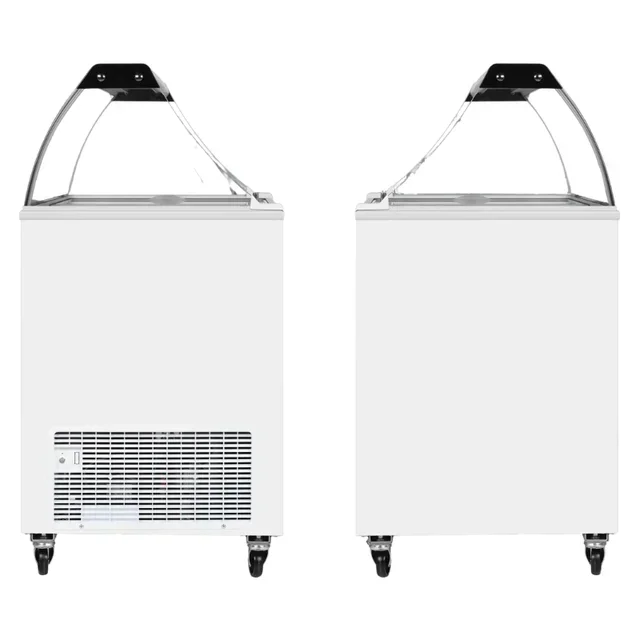 Vitrina Refrigerada para Helados 8 Cubetas de 5L - Frío Estático