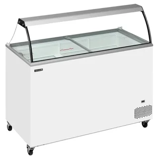 Vitrina Refrigerada para Helados 8 Cubetas de 5L - Frío Estático