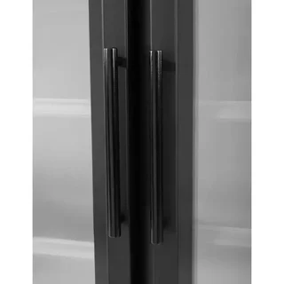 2-Door Refrigerated Display Case - 744 L - Negative Temperature - Black Finish