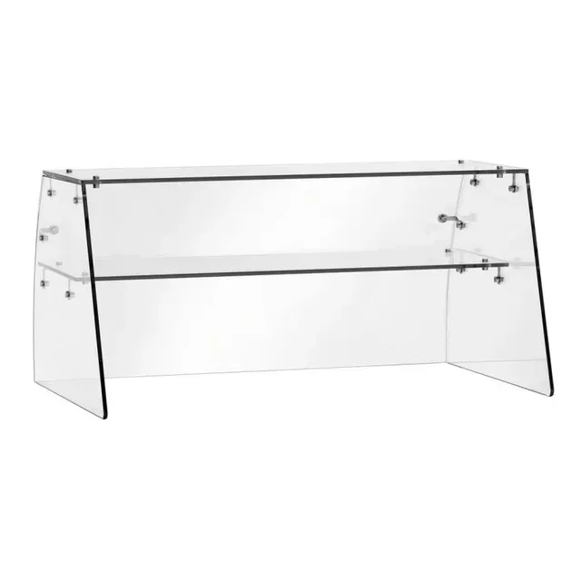 2-Door Glass Saladette Refrigerated Display Case