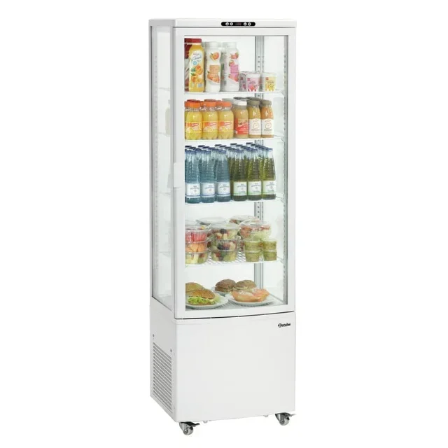 Professional Refrigerated Display Case - 235 Liter Capacity
