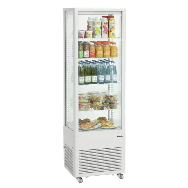 Professional Refrigerated Display Case - 235 Liter Capacity
