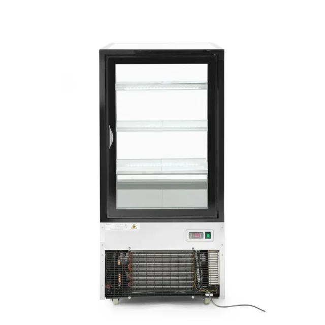 Refrigerated Display Case 300 Liters - 3 Professional Inclined Shelves