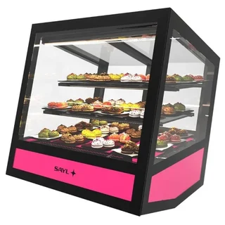 Vetrina Refrigerata da Banco QBO - Porta Posteriore - Illuminazione LED RGB