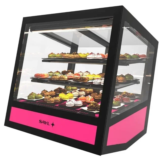 Vetrina Refrigerata da Banco QBO - Porta Posteriore - Illuminazione LED RGB