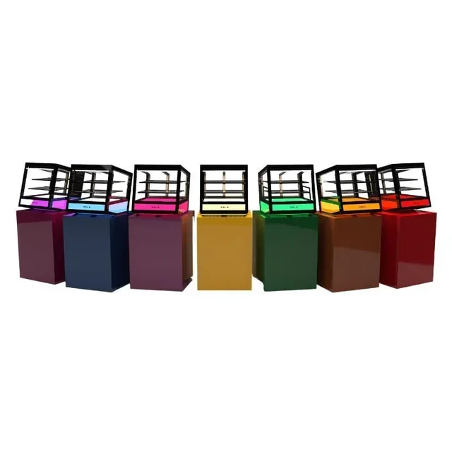 Vetrina Refrigerata da Banco QBO - Porta Posteriore - Illuminazione LED RGB