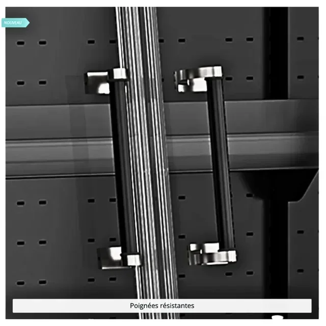 Vetrina Refrigerata Bassa 2 Porte Nero 360 Litri - Supermercato