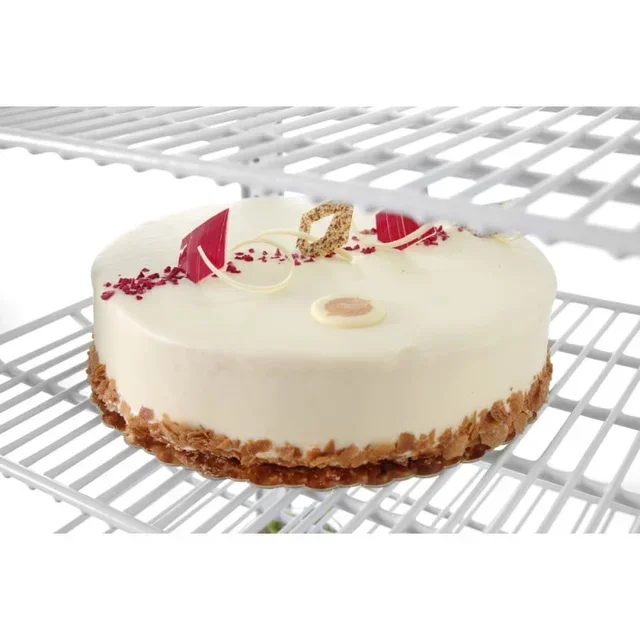 Vitrina Refrigerada Blanca 4 Lados Acristalados - Capacidad 68 Litros