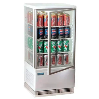 Vitrine Refrigerada Branca Série C - Capacidade 68 Litros