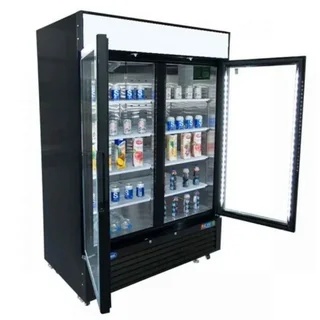 Getränkekühlvitrine 1300L - Professionelle Glastür