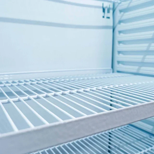 Refrigerated Display Case 380 L with Glass Door and Transport Trolley for Beverages