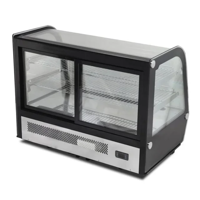 Vitrine Refrigerada de Balcão 160 Litros - Fachada Curva
