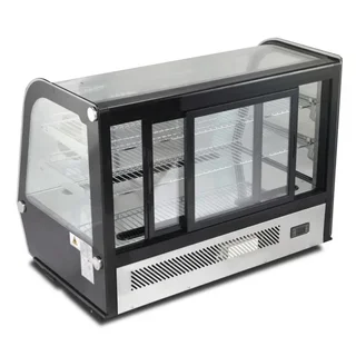 Vitrine Refrigerada de Balcão 160 Litros - Fachada Curva