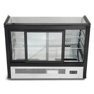 Vitrine Refrigerada de Balcão 160 Litros - Fachada Curva