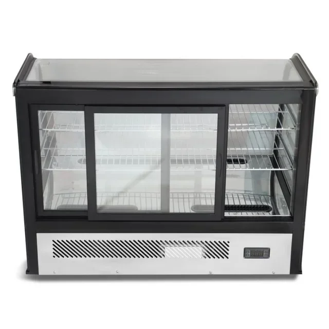Vitrine Refrigerada de Balcão 160 Litros - Fachada Curva