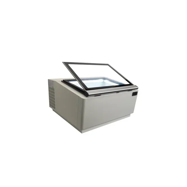 Vitrine Réfrigérée de Comptoir Blanche - 3 Portes - 15 Litres - Ventilation Statique