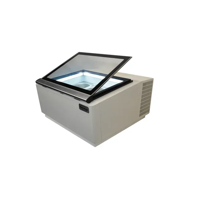 Vitrine Réfrigérée de Comptoir Blanche - 3 Portes - 15 Litres - Ventilation Statique