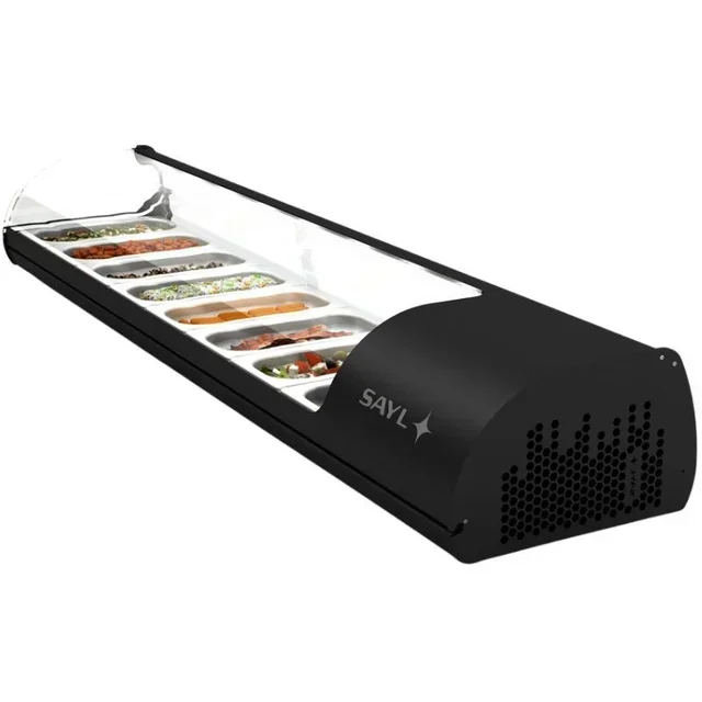 Countertop Refrigerated Display Case STANDARD Tapas - Width 1788 mm - GN 1/3 Format