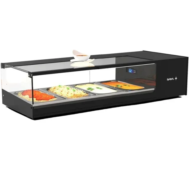 Vetrina Refrigerata da Banco LOGIC Tapas - Larghezza 970 mm - Bacinelle GN 1/3