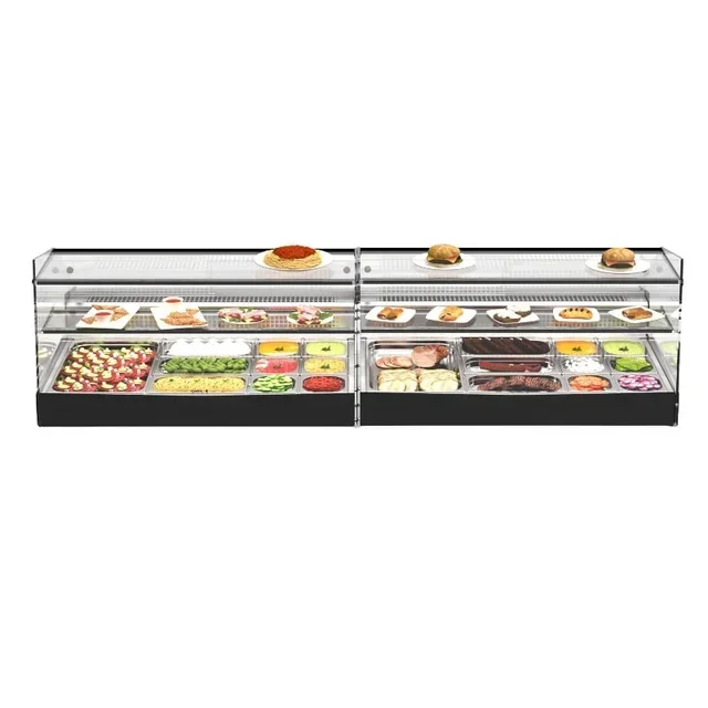 LOMA Countertop Refrigerated Display Case - GN 1/1 Presentation - Top Display Model