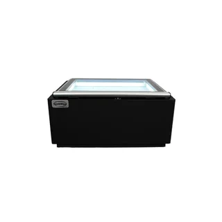 Schwarze Kühlvitrine für die Theke 3x5L - Statische Kühlung