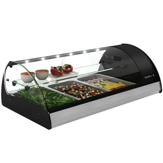 Vitrina Refrigerada de Mostrador SPLENDID Tapas - 1000 x 195 mm - Compatible GN 1/1