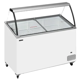 Vitrina Refrigerada para Helados - 3 Cubetas de 5 Litros - Refrigeración Estática