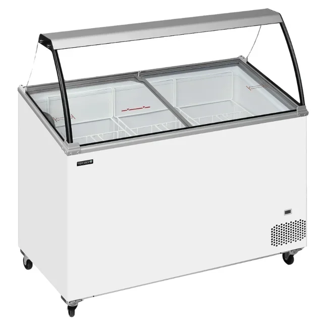 Ice Cream Display Freezer - 3 Tubs of 5 Liters - Static Cooling